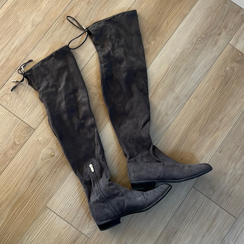 Marc Fisher grey “humor 2” over the knee boot